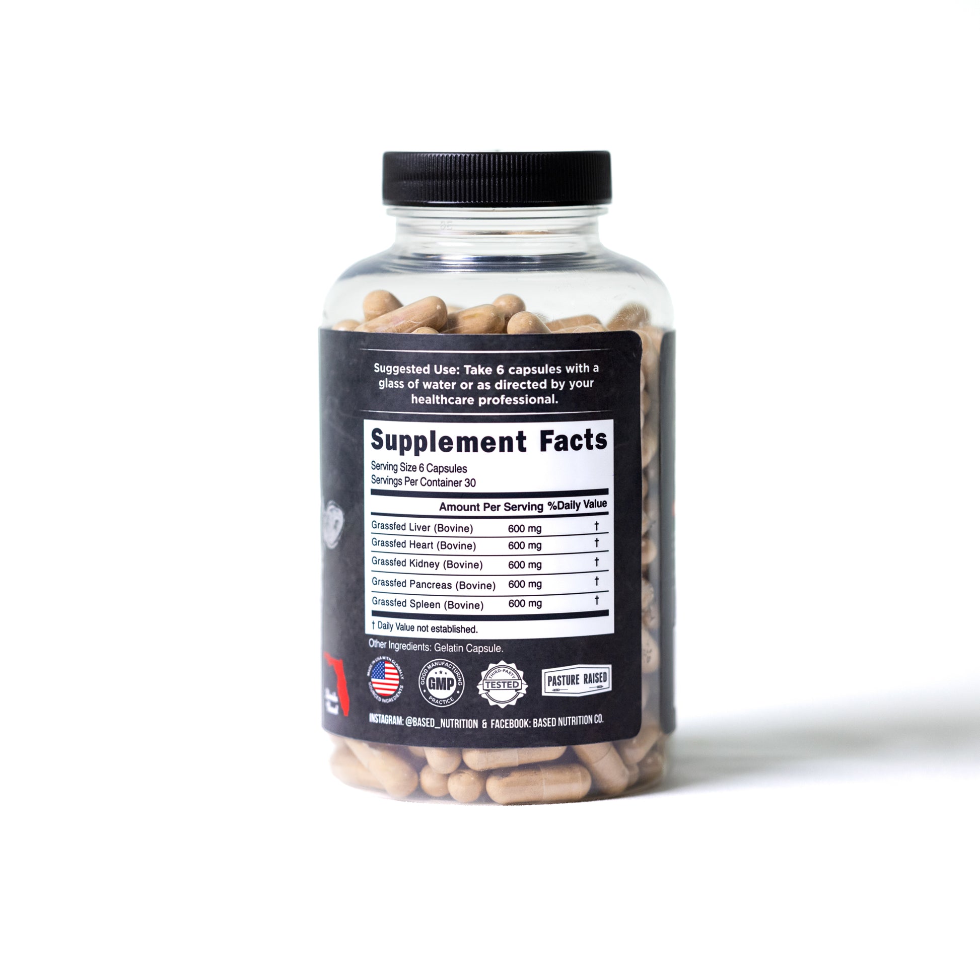Based Beef Organ Multivitamin Nutrition Facts