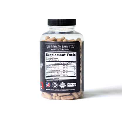 Based Beef Organ Multivitamin Nutrition Facts